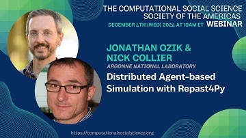 [CSSSA Webinar] Distributed Agent-based Simulation with Repast4Py