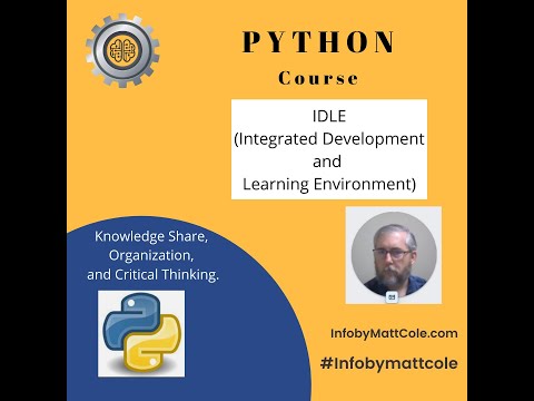 Python Course: A look at IDLE