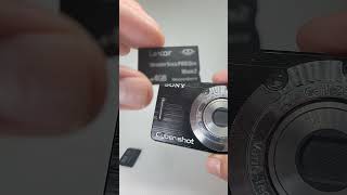 Sony Cybershot dscw55 What is Memory Stick Pro Duo #shorts