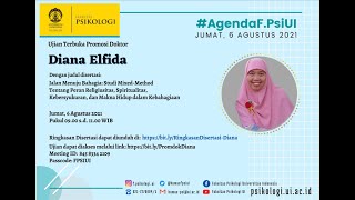 Promosi Doktor Diana Elfida