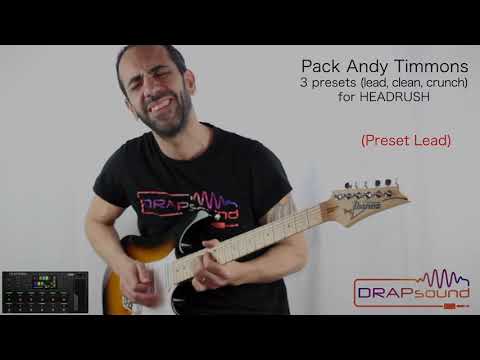 Cover Francesco Congia plays "Andy Timmons pack" (lead, clean, crunch) for HEADRUSH !!!