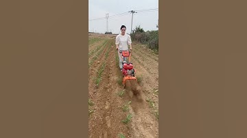 weeding and cultivating machine Trenching and soil cultivating machine weeder cultivator.