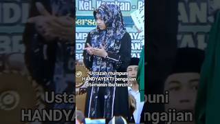 Download Lagu momen ustadzah mumpuni HANDYAYEKTI datang pengajian temnin ibu tercinta#mumpunihandayayekti #shorts MP3