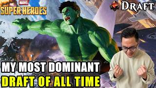 My Most Dominant Draft Of All Time | Marvel Super Heroes Draft | Contender Draft | MTG Arena