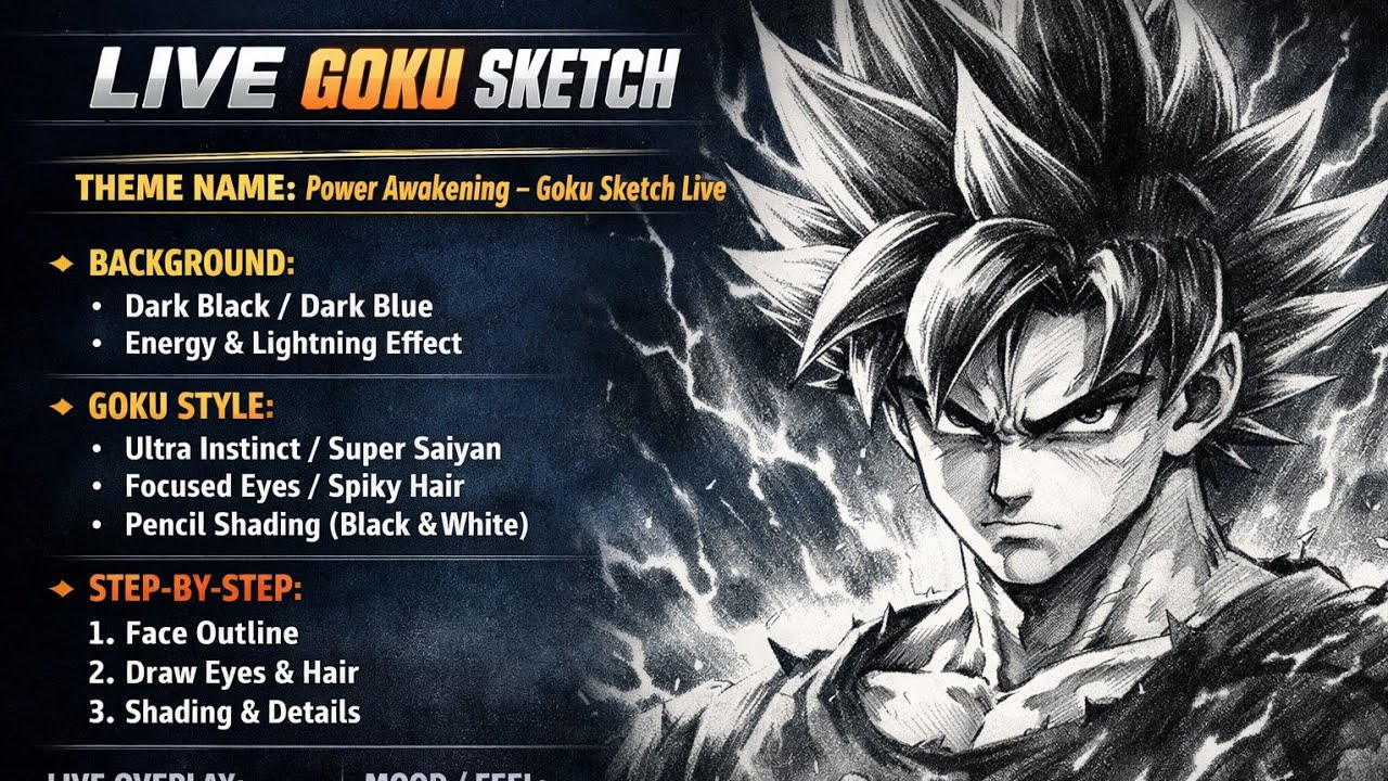 Live Goku art  part 3 
