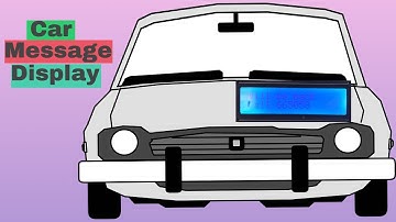 ESP8266 Powered Car Message 16x2 LCD Display - Baba Awesam