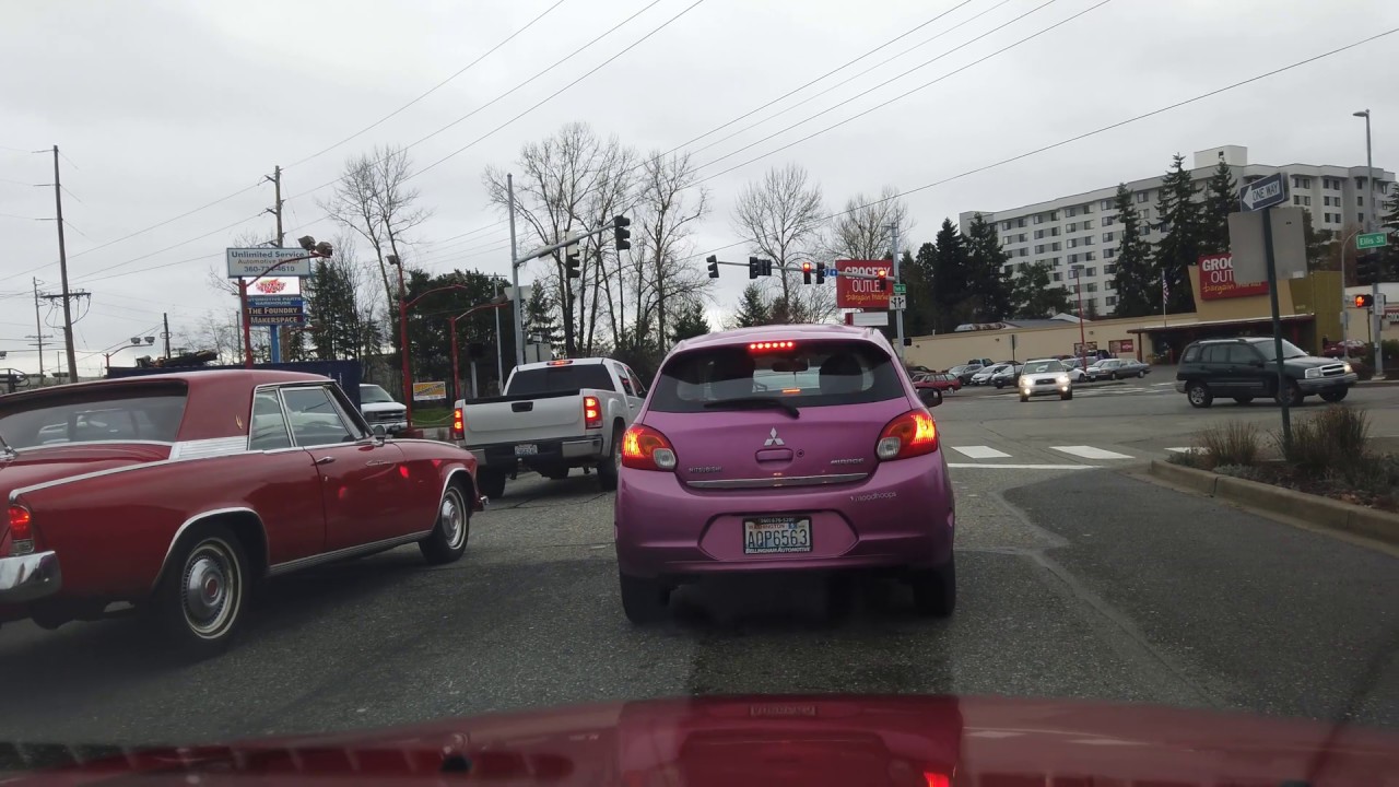 [4K UHD] Winter Drive Through Bellingham, Washington