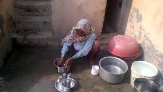 You will shock Village's Bahubali - 85 yrs old  mother doing kitchen work screenshot 2