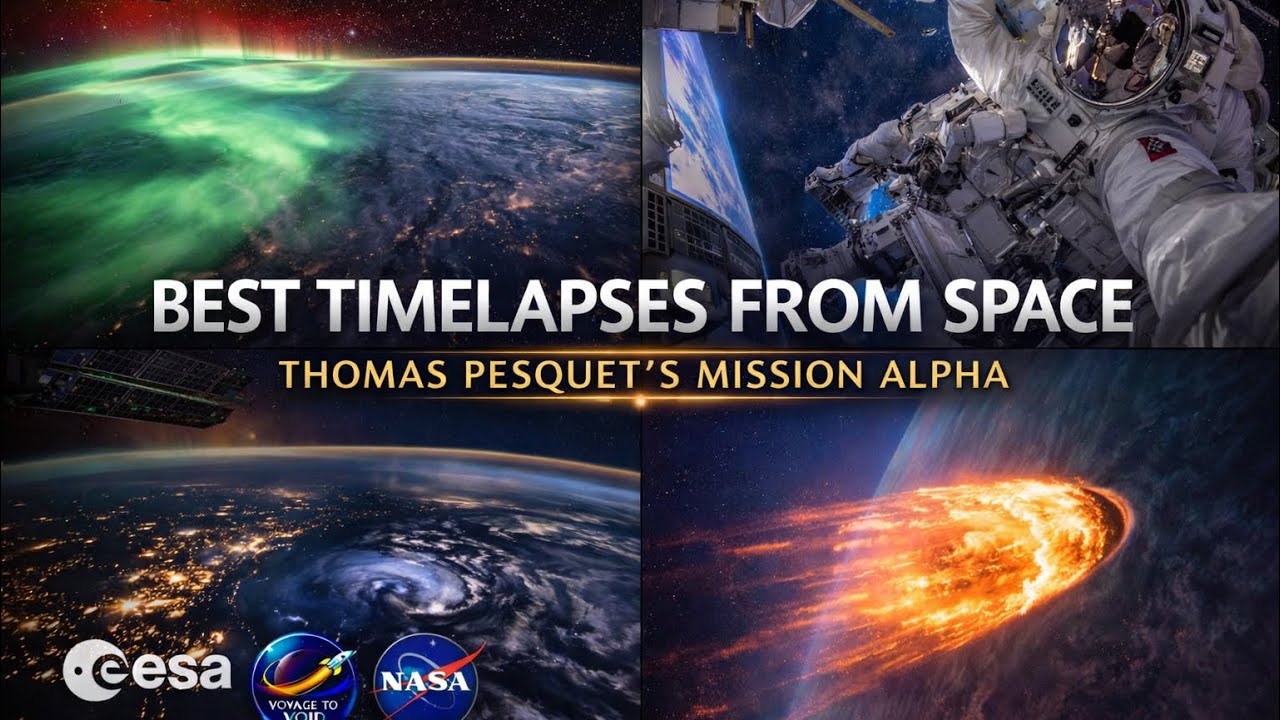 BEST TIMELAPSES FROM SPACE | ISS VIEWS – THOMAS PESQUET MISSION ALPHA (4K)