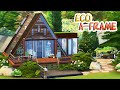 ECO-FRIENDLY A-FRAME 🌲 | The Sims 4: Speed Build