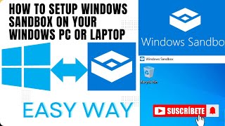 how to setup and install windows sandbox on your windows pc or laptop