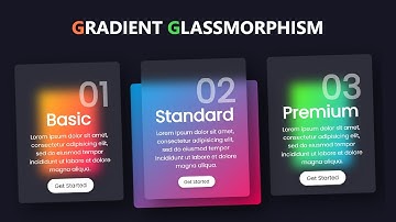 Glassmorphism Card | Glassmorphism Hover Effects Using HTML CSS