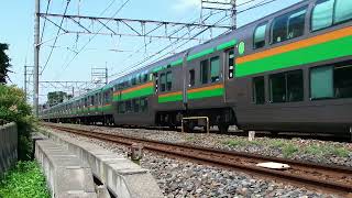 JR E231系 on the Takasaki Line