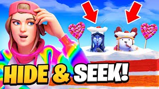Hide and Seek with the CUTEST Kid in Fortnite Candyland!