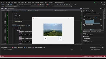 How to make a image gallery in visual studio windows form application 2022