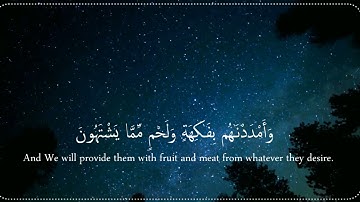 سورة الطور الآيات 21-28