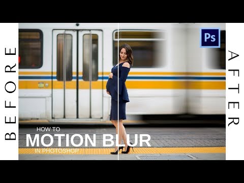 HOW TO CREATE MOTION BLUR Photoshop Tutorial making objects move