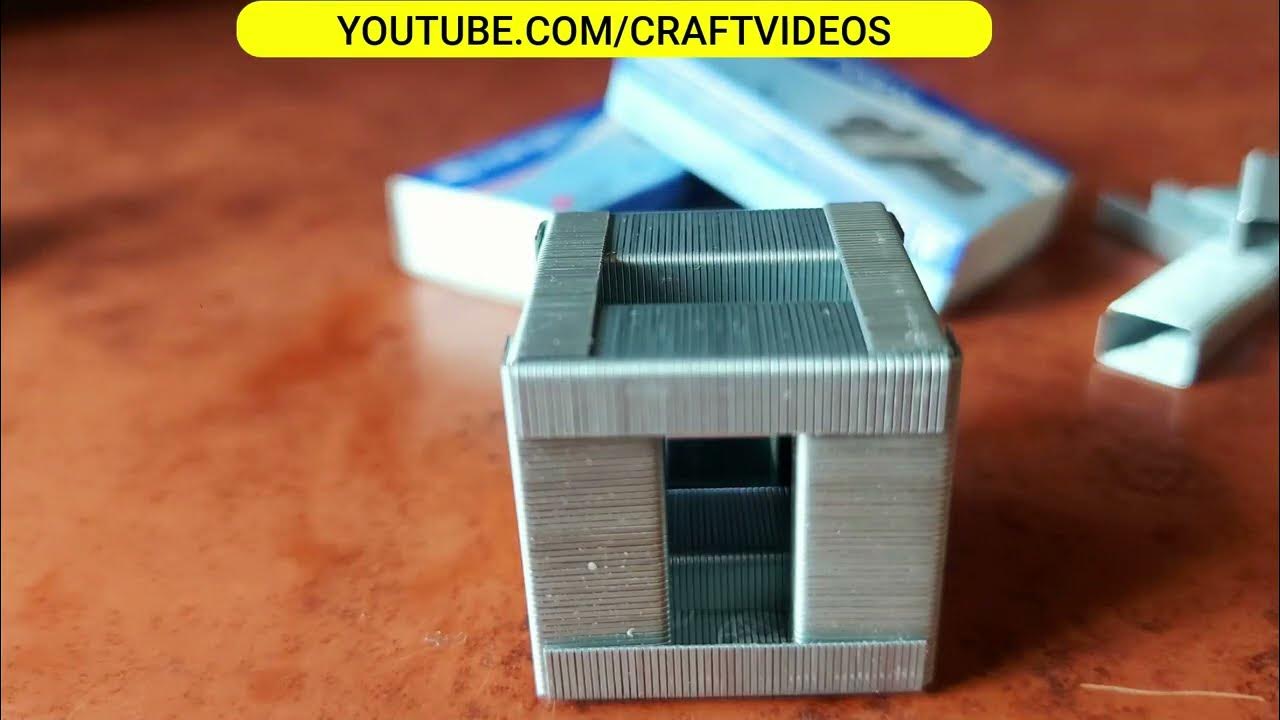 How to make cube with staples staple cube cube with staples youtube