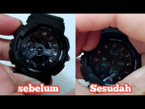 Cara perbaiki Lampu LED G-shock kw Ngak nyala #PecintaArloji