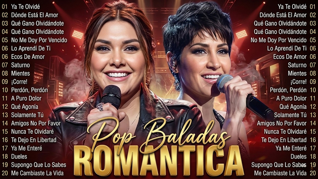 Mix Música Pop Romántica 2026 💕 Ha Ash, Carlos Rivera, Yuridia, Reik, Rio Roma, Jesse Y Joy,...