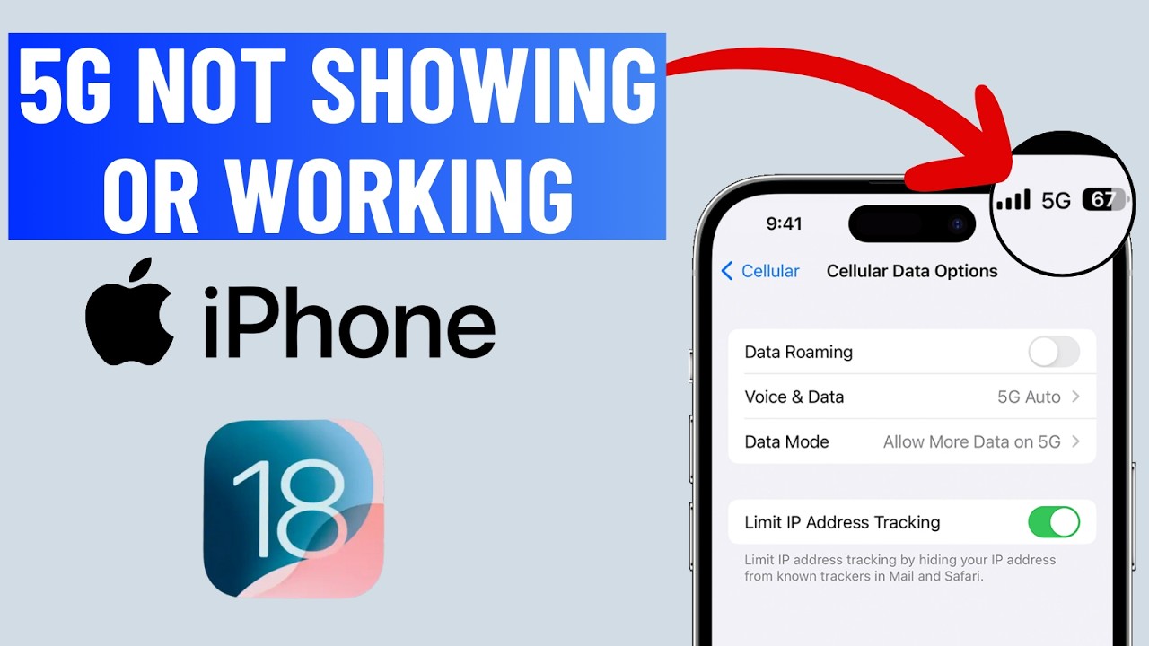 Fix 5G Not Showing Up Or Working On IPhone iOS 18 YouTube Fix 5G Not Showing Up Or Working On IPhone iOS 18 YouTube