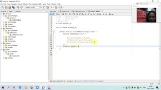 Membuat array 2 Dimensi menggunakan apk NetBeans IDE 8.2