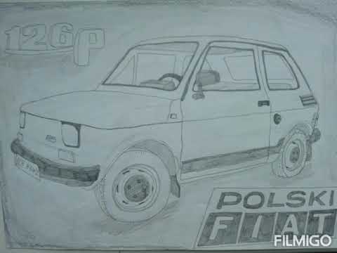 Rysunek Fiat 126p HD - YouTube