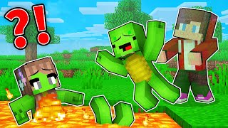 JJ Became Invisible To Prank Mikey Family in Minecraft (Maizen)