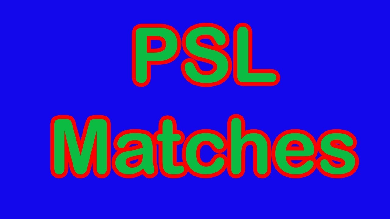 PSL 4 NEWS LIVE. PSL 4 Highlights. PSL match schedule live streaming