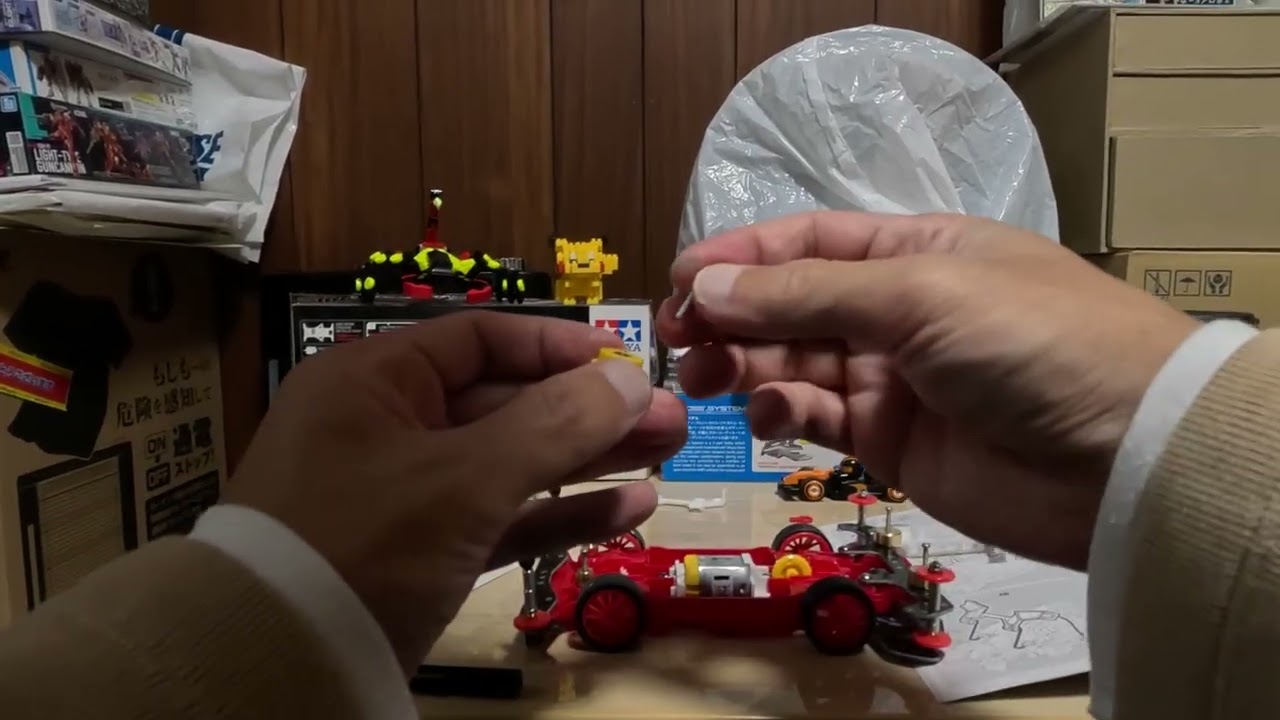 [Mini 4WD] Installing a spare AO-1017 520 ball bearing into an Avante Mk.III Nero Advanced Pack