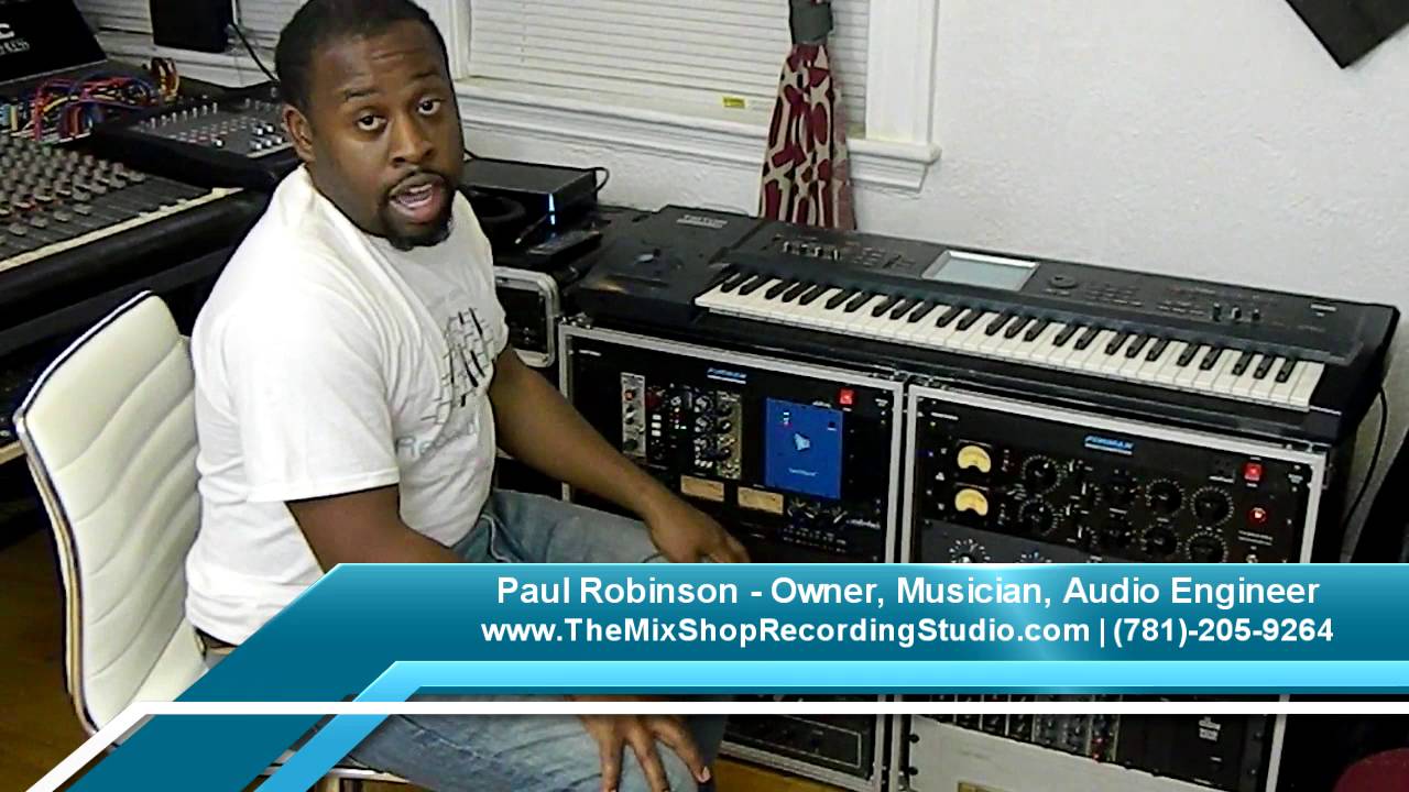 The Mix Shop Recording Studio, Boston MA Short tour YouTube