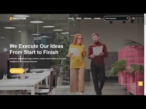 Corporate Website in HTML and CSS With Source Code || 2022 #html and #css template || Source coder