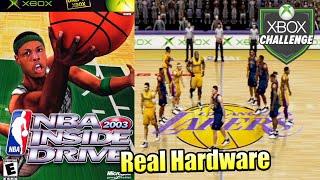 NBA Inside Drive 2003 — Xbox OG Gameplay HD — Real Hardware {Component}