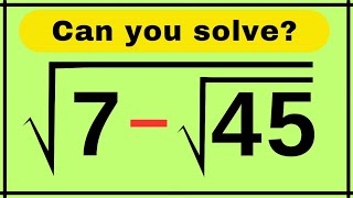 Japanese | A Very Nice Square Root Algebra Problem | Mind Blowing Math Olympiad  Profile