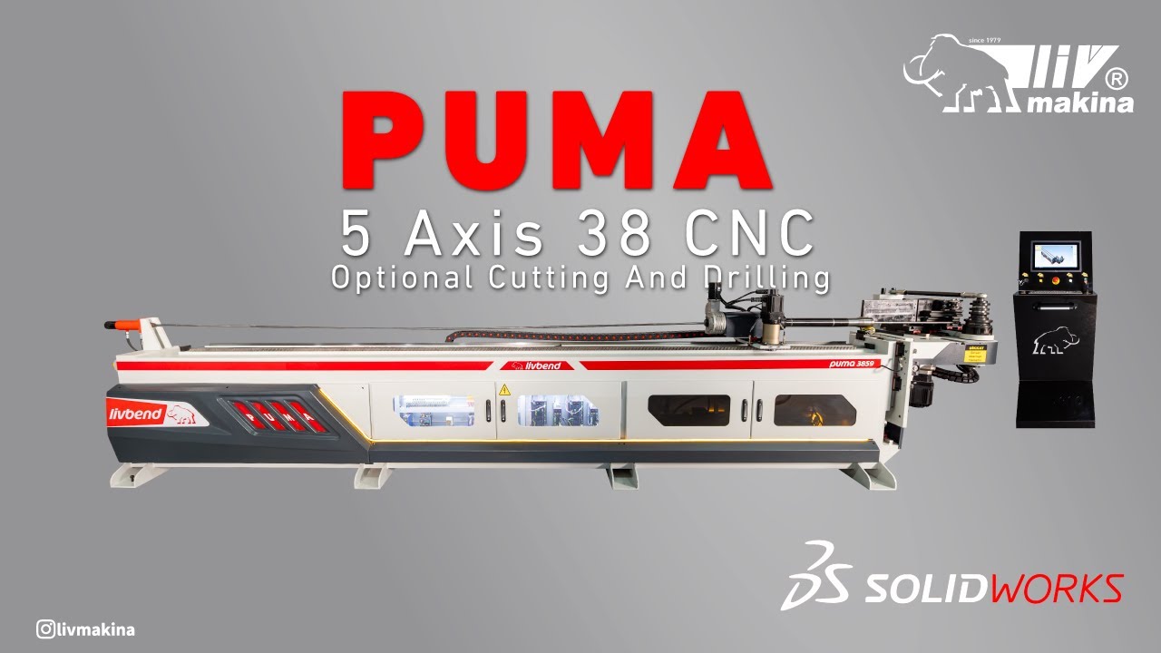 しむぴー PUMA 5Axis 38 CNC Boru Bükme Makinası