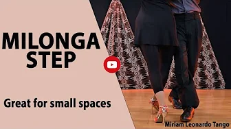 MILONGA STEP - Great for tight spaces!