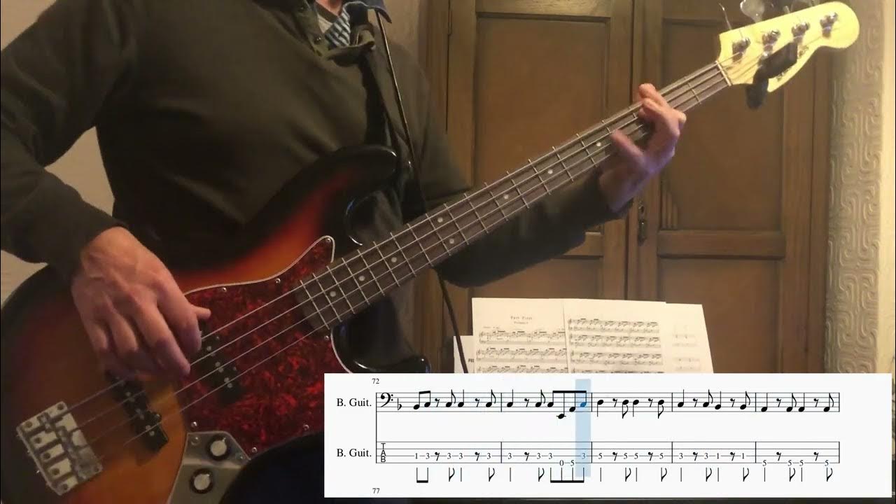 Bass Cover Sultans of Swing, Dire Straits, with tabs YouTube