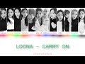 HOW WOULD LOONA SING CARRY ON [SAKURA GAKUIN] - COLOR CODED [KAN/ROM]