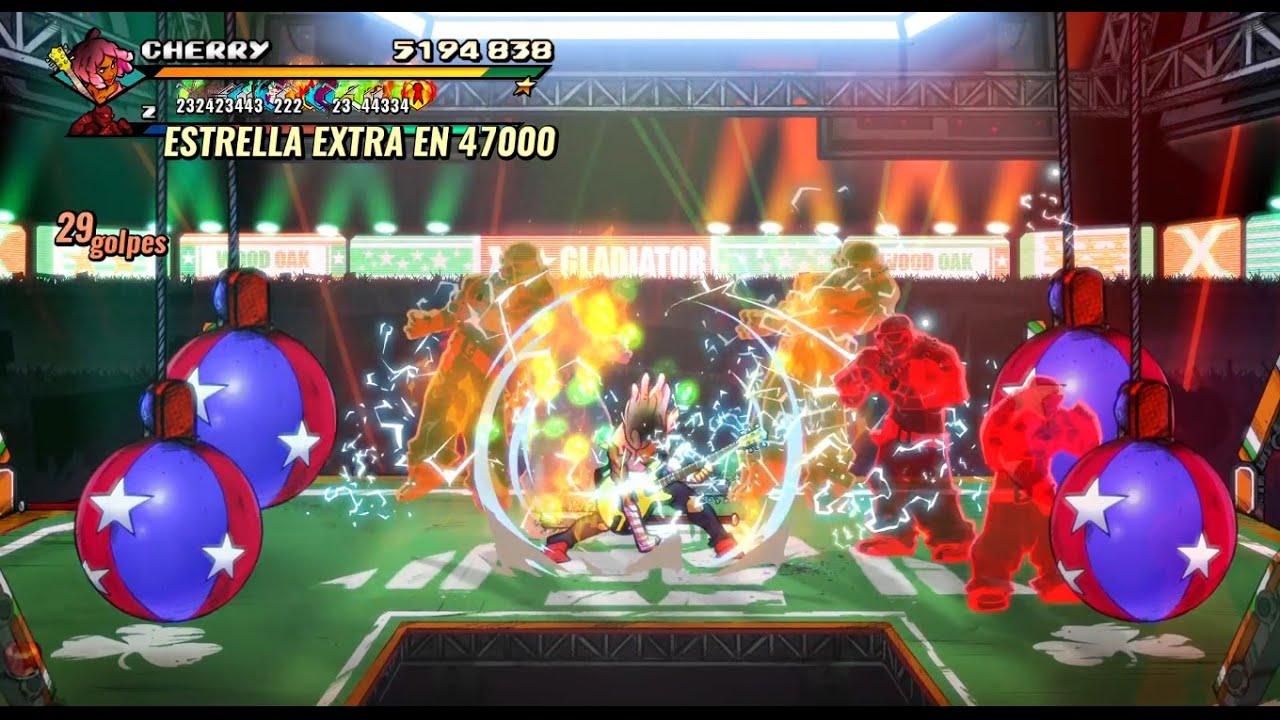 Streets Of Rage 4 - Cherry SOR4 Survival Random Sim World Record (Level 77)