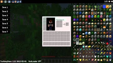 Tutorial Minecraft Too Many Items Mod 1.2.2 Installieren