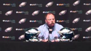 Eagles Head Coach Andy Reid- 2012 NFL Draft Round 2(Part 1)