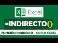 Como usar la Función INDIRECTO en Excel