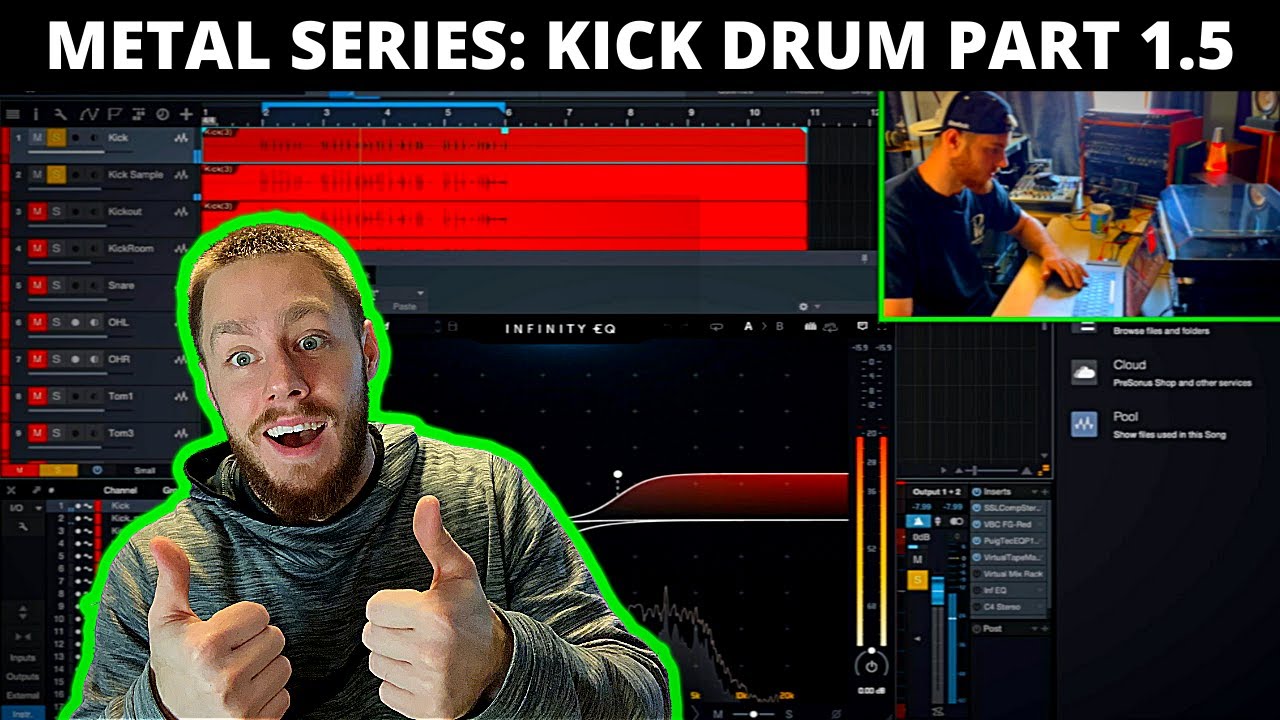 How to Mix and EQ a Metal Kick Drum Metal Series Pt. 1.5 YouTube