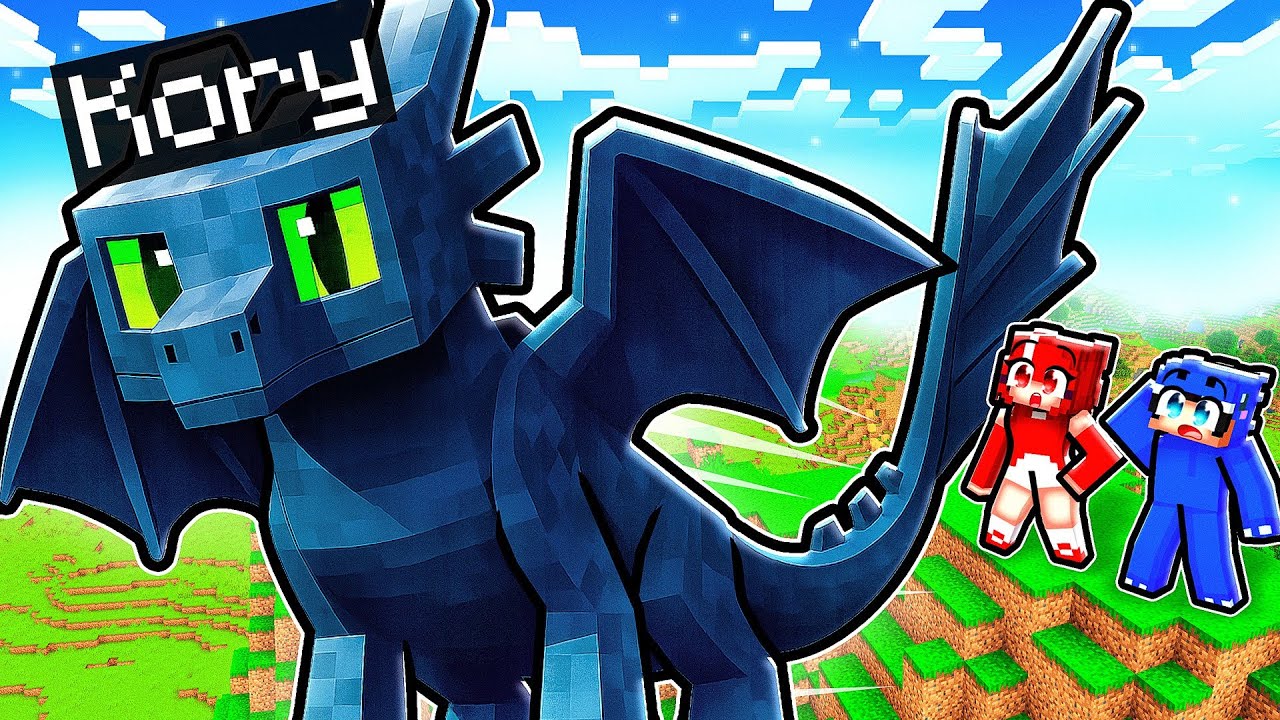 I Pretended to be TOOTHLESS and BEAT MINECRAFT!