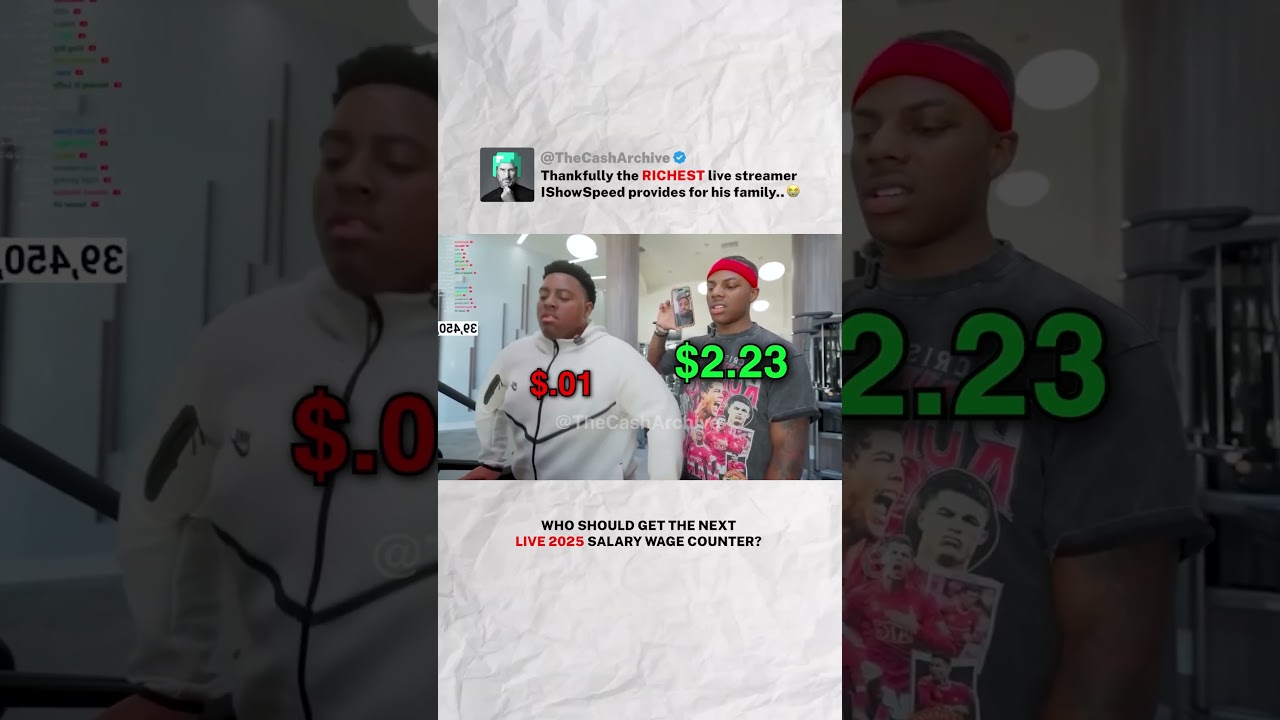 IShowSpeed is the RICHEST compared his BROTHER and DAD 🤑 #money