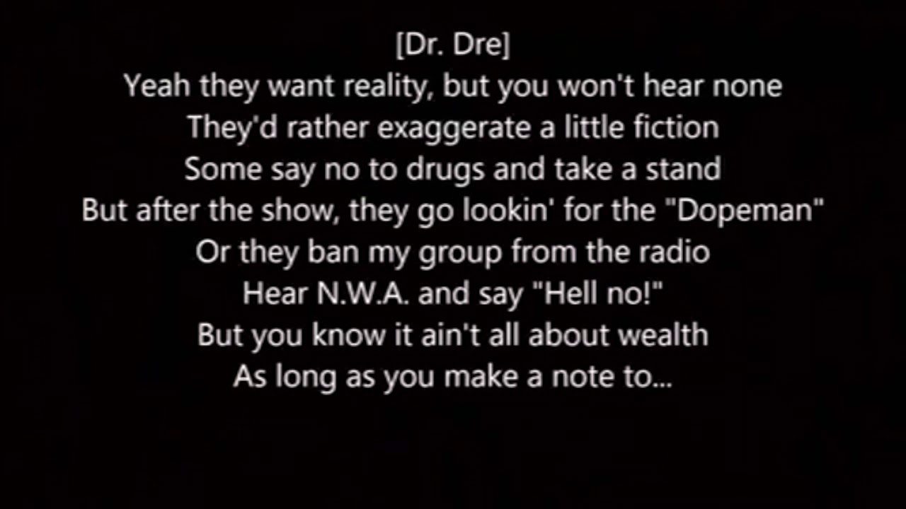 NWA   Express Yourself   Karaoke