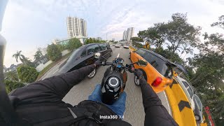 GOING HOME AFTER WORK thru LDP traffic jam POV | Suzuki GSX-8S | Insta360 X4 | DJI Mic Mini 2 [4K]
