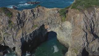 California by drone - Wharf Rock 4K