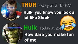 What If Thor And Hulk Talk ...Discord 2022