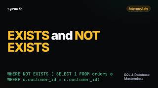 SQL EXISTS and NOT EXISTS Explained: NULL-Safe Checks, Aggregate Trap, Only and Every